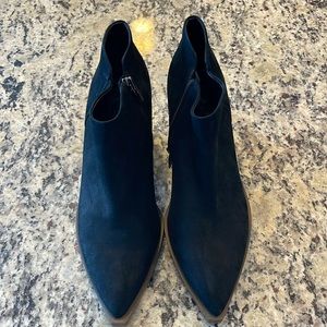 Vince Camuto Suede Western Booties 10W